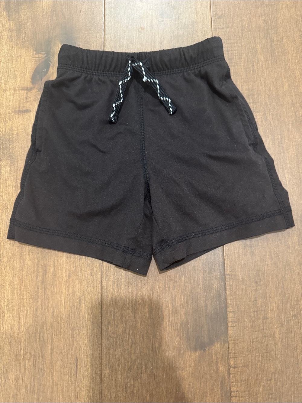 Black Active Drawstring Shorts Boys 3T